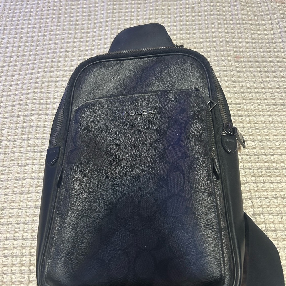 Coach Black on black Men's Belt Bag